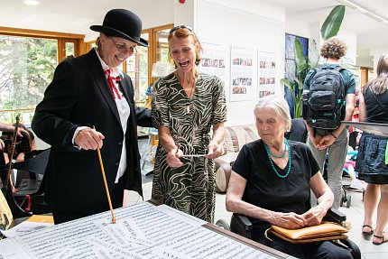 Zahrada Sue Ryder se proměnila v dějiště Letních her. 