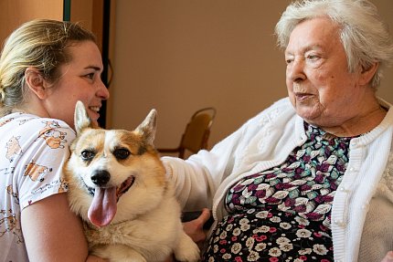 Májová návštěva canisterapeutické fenky Yumi