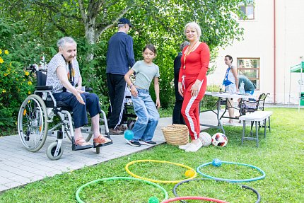 Zahrada Sue Ryder se proměnila v dějiště Letních her. 