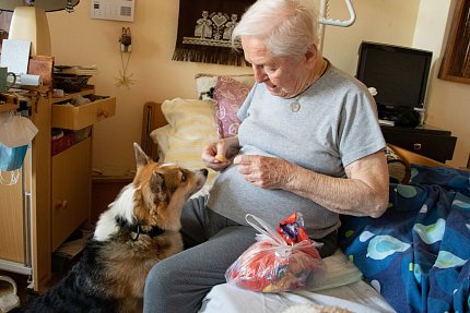 Májová návštěva canisterapeutické fenky Yumi