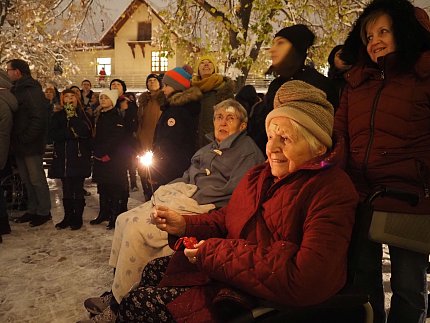 Rozsvícení stromu v Michelském dvoře