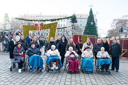 Výlet klientů na vánoční trhy 