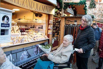 Výlet klientů na vánoční trhy 