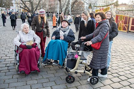 Výlet klientů na vánoční trhy 