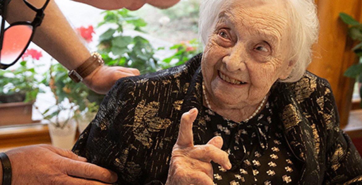 Paní Vlasta Šišková oslavila 101. narozeniny